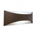 Applique in alluminio pressofuso con diffusore satinato - 12W, 935 lumen, luce calda