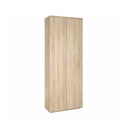 Armadio sonoma da camera ripostiglio con ripiani cm 70 x 34 x 187 h