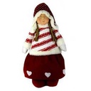 Bambina tessuto rosso cm32x14h76-98