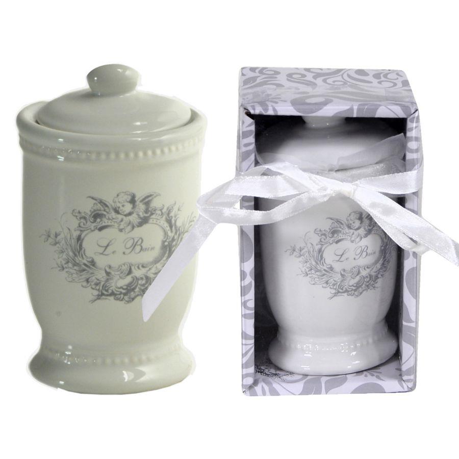 Barattolo in Ceramica Le Bain 7,5x6,5x12,5 cm