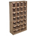 Casellario in legno di pino 85h cm