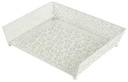 Cesto Porta Risma Bianco - Dimensioni 34,5 x 27 x 7,5 cm