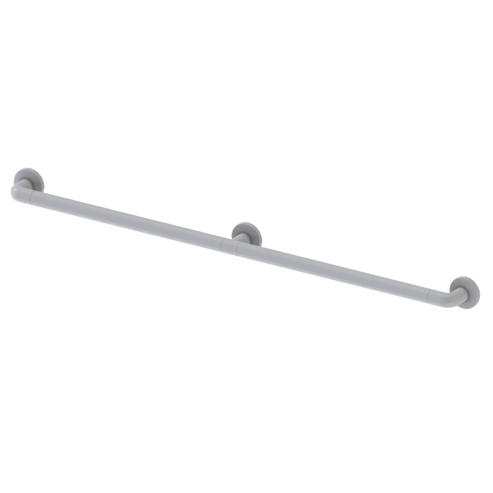 Corrimano di sicurezza 121 cm. per disabili colore bianco