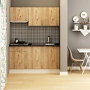 Cucina Isernia 160 rovere con elettrodomestici