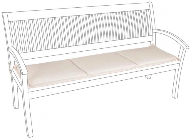 Cuscino Poly Spun Naturale Panca 3P