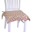 Cuscino Sedia Optical Bordeaux Quadro 40x40x4 cm