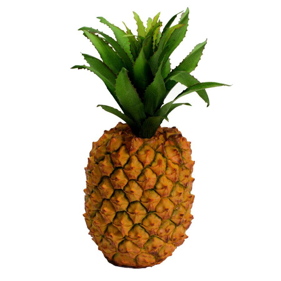 Decorazione Frutta Artificiale Ananas 10x10x21 cm