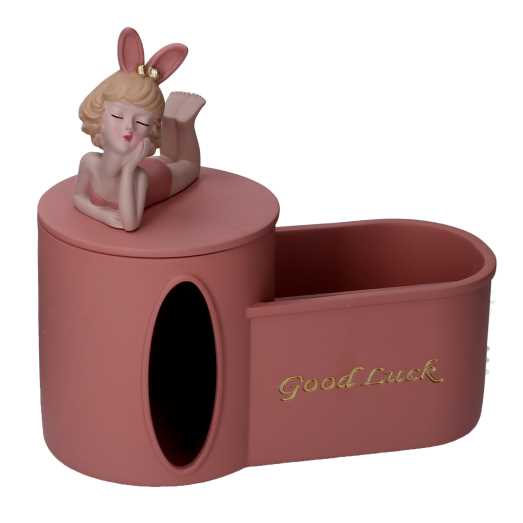 Svuotatasche viola in resina - Dimensioni 22x12x24 cm