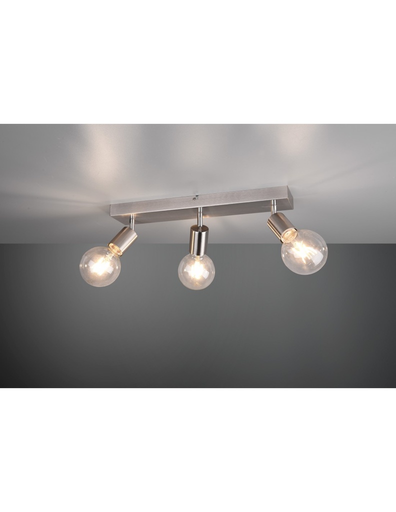 Faretto Spot 3xE27 Vannes Nichel L44 cm Trio Lighting