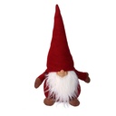 Gnomo tessuto marrone rosso 20,5x20h45