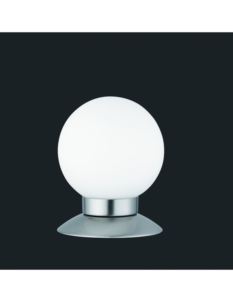 Lampada da Tavolo Princess Nichel Sfera Vetro Led Ø10 cm Trio Lighting