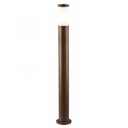 Lampada da esterno in alluminio pressofuso con diffusore opalino ad alta luminosità corten - 180mm x 60mm