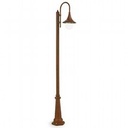 Lampada da esterno in alluminio pressofuso con diffusore trasparente - Altezza max 150mm - Potenza massima 60W