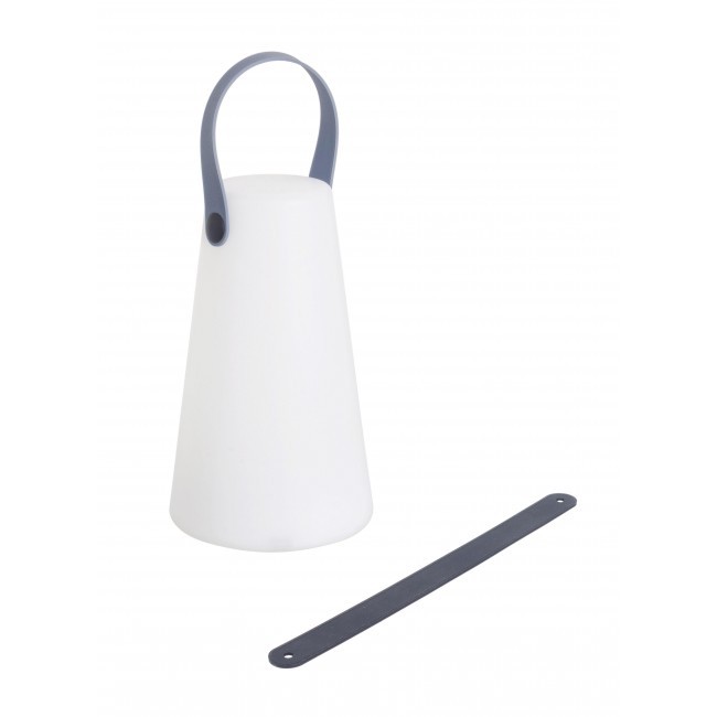 Lampada da giardino a LED Cilindrica in Polietilene