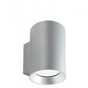 Lampada da parete in alluminio pressofuso con diffusori in vetro trasparente - 10W - 1310 lumen - Luce calda - IP65
