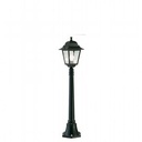 Lampada da terra in alluminio pressofuso con diffusori in vetro trasparente - Altezza max 210mm nero