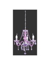 Lampadario Classico Lüster Cromo Pendenti Lilla Trio Lighting