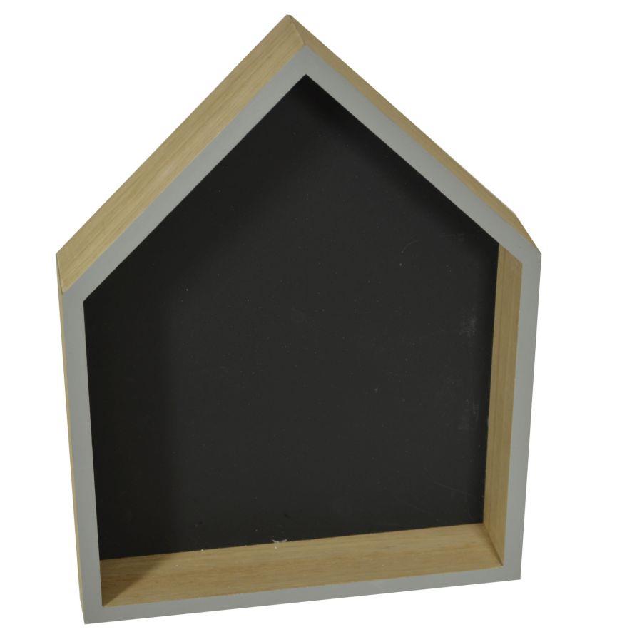 Lavagna Legno Stilla Grigio Casetta 22,5x29,5x4,5 cm