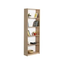 Libreria scaffale 5 ripiani colore sonoma cm 58x23xh.170