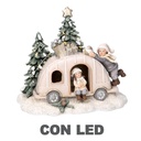 Macchina resina led bianco 16x12,5x14,5 cm