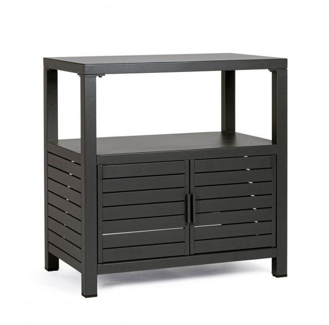 Mobile Outdoor Atlantic Antracite Yk13 - 2A-2P - Stile e Durabilità per gli Spazi Esterni - 90x55x90 cm