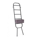 Mobile Porta Oggetti con 2 Ganci e 1 Cestino - Misure 49x19x155 cm