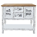 Mobile consolle con 2 ante e ripiano, cm 100x40x h92