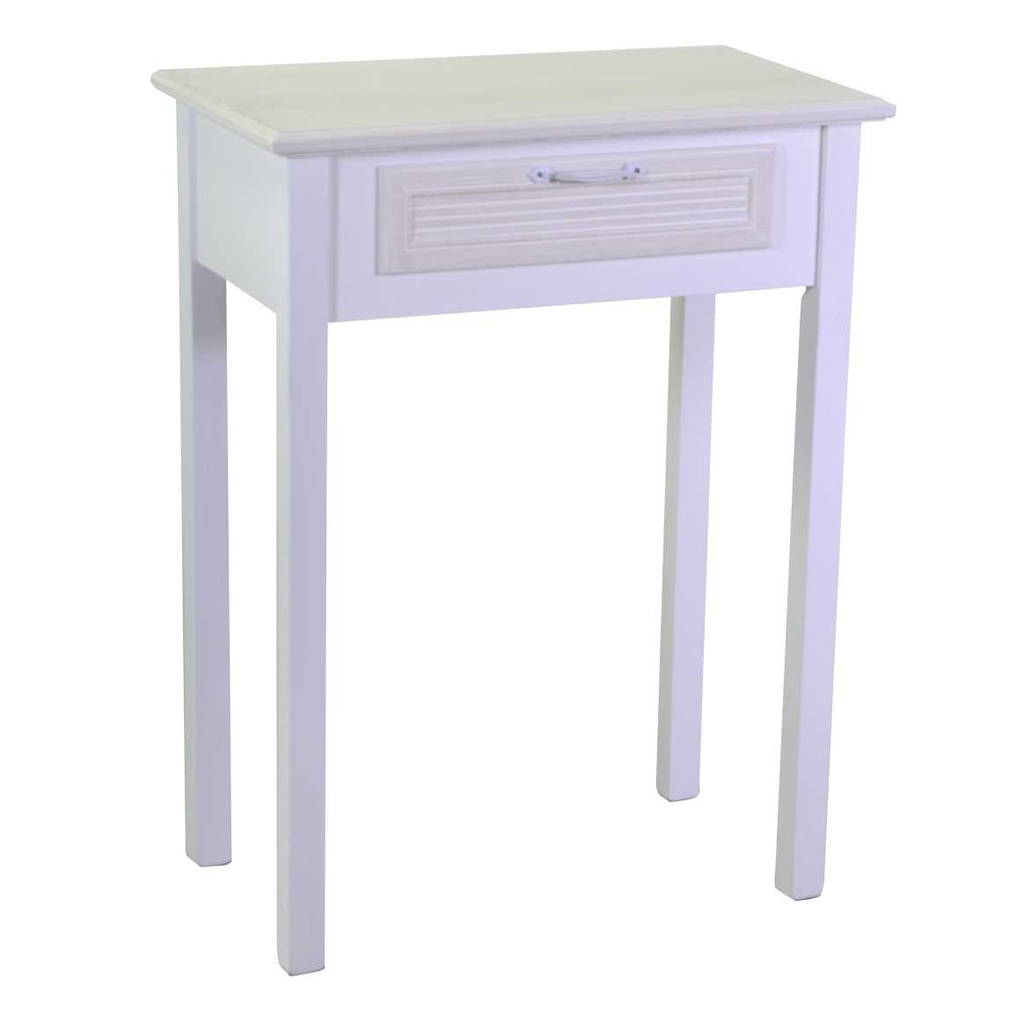 Mobiletto consolle Liverpool con 1 cassetto, dimensioni cm60x34,5h78