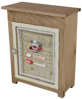 Mobiletto decoro tazza yo-2599 32x15,5x37 cm