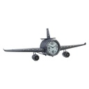 Orologio da parete aereo in acciaio stile industriale cm 143x20x46