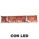 Paraspifferi tessuto decorazioni ledbeige cm20x90