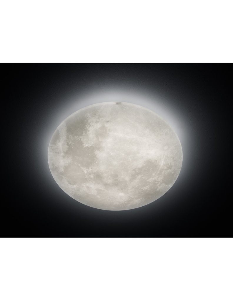 Plafoniera Led Fasi Lunari Effetto Luce Notturna Lunar Ø60 cm