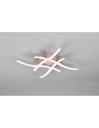 Plafoniera Moderna Design Oro Rosa Led 4000k
