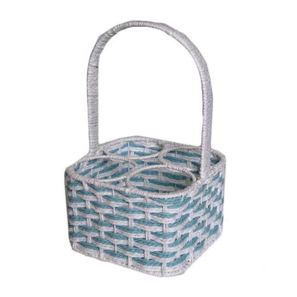 Portabottiglie Azzurro 4P cm22x22h15/34