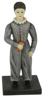 Portacandele grigio per bambini cm9x10h21