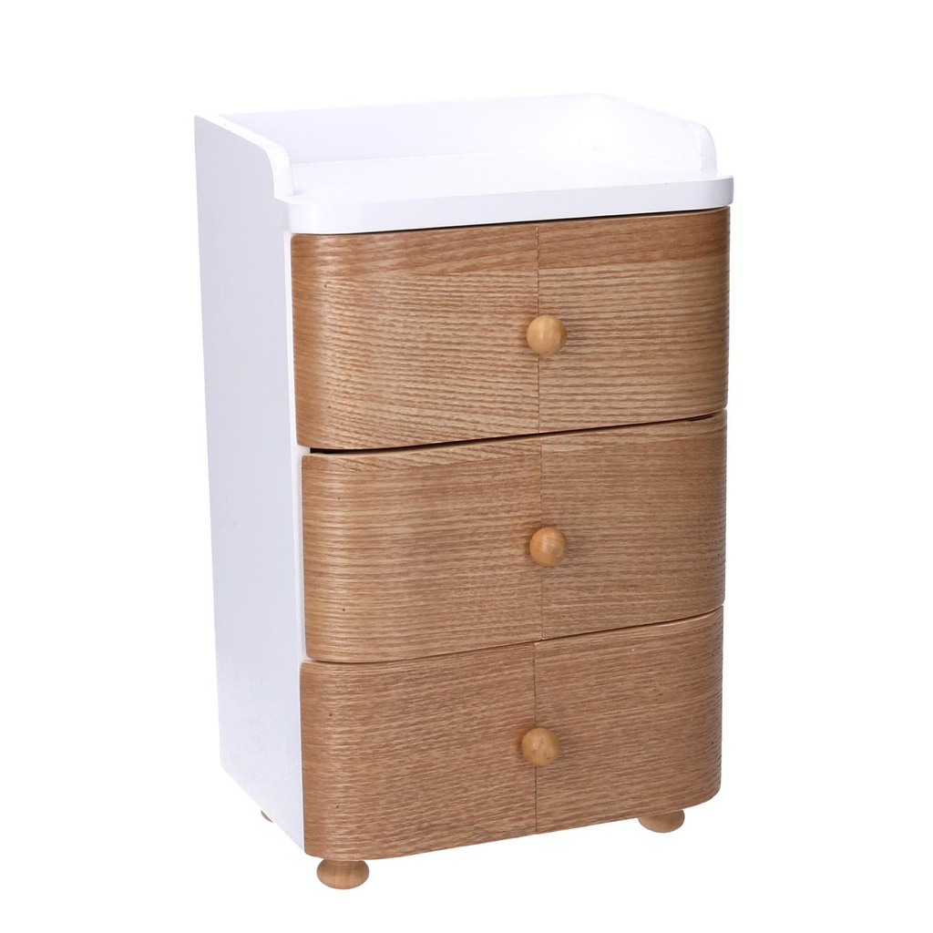 Portagioie in legno marrone 14,5x11,5x29,5 cm