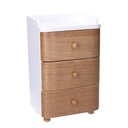 Portagioie in legno marrone 14,5x11,5x29,5 cm