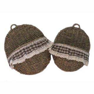 Portalettere ovale marrone Cordi 1-2 Kent cm22x9h27