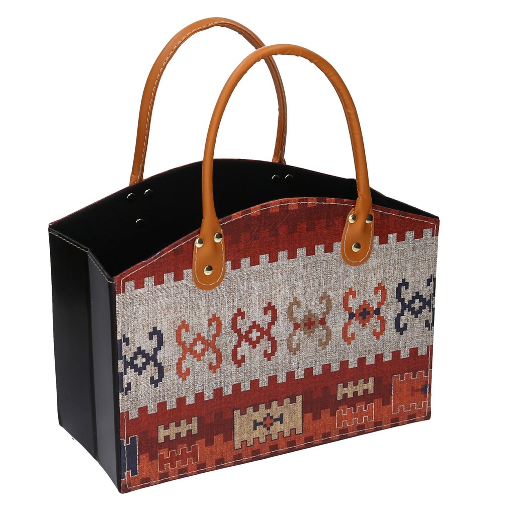 Portariviste rosso rettangolare cm33,5x15,5h25,5