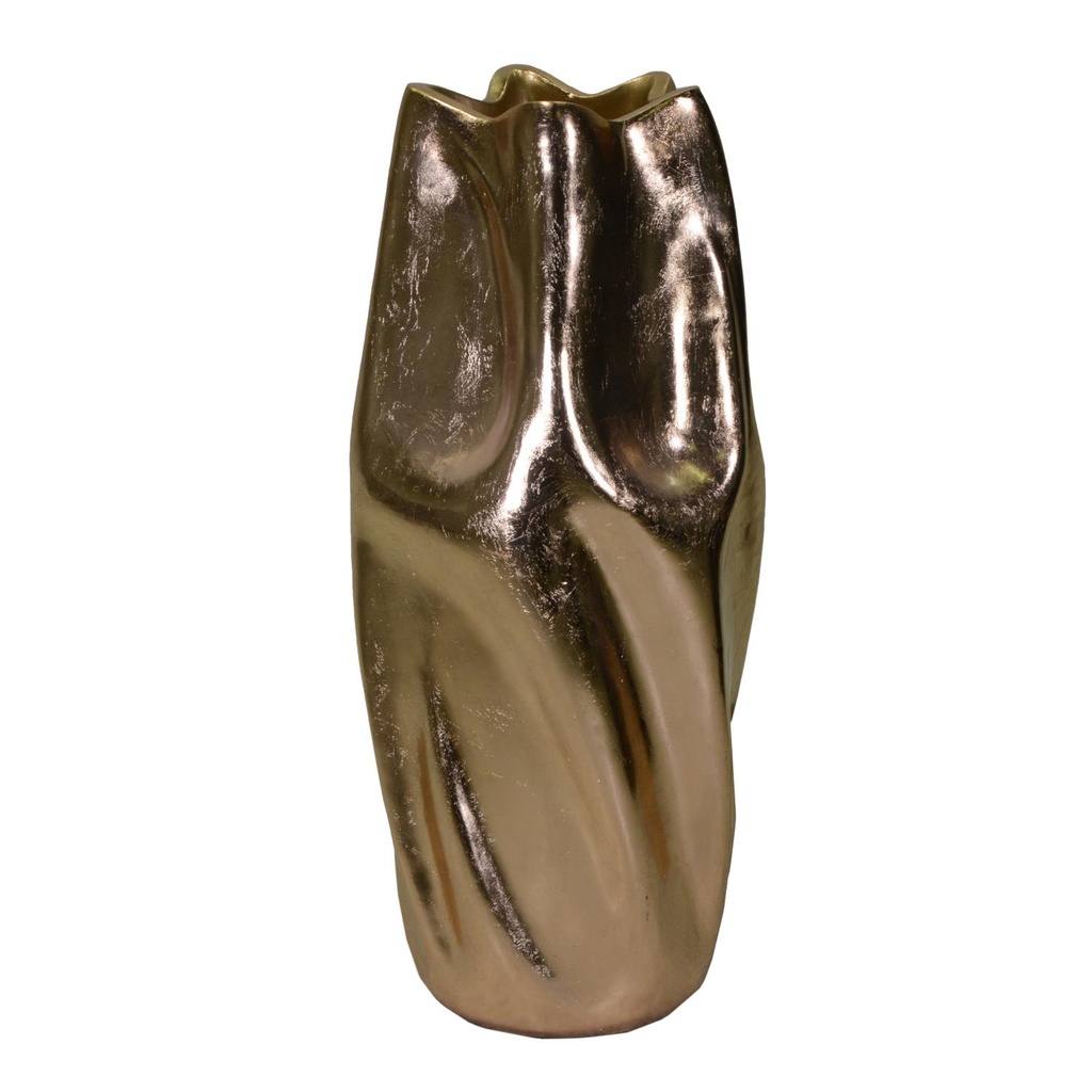 Portavaso in resina oro ø45x100 cm