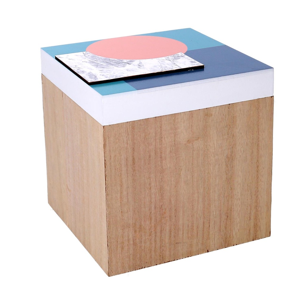 Scatola Legno Quadro 16x16x16 cm