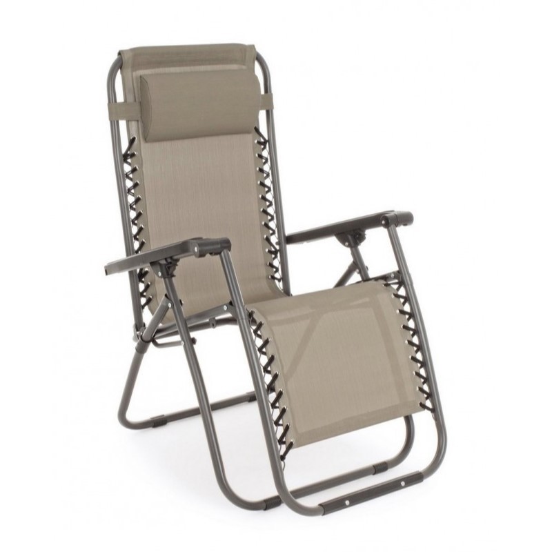 Sedia a sdraio Martin tortora da esterno