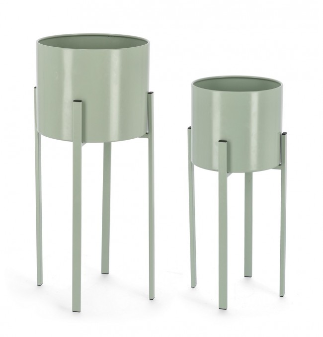 Set2 P.Fiore Ester To Verde Salvia - Set da Giardino con Sedie e Tavolino