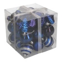 Sfera Plastica Blu Confezione 30 Pezzi Ø6cm