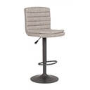 Sgabello bar Connor grigio chiaro in ecopelle vintage