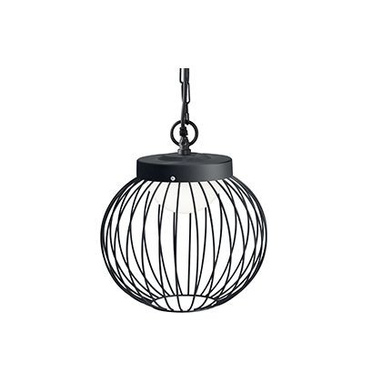 Sospensione LED 20W 4000K, Linea Cage, Nero