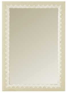 Specchio decorativo con motivo a pizzo, cm.41,5 x 61,5 x 2