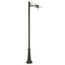 Struttura in alluminio pressofuso verniciato bianco per lampade a risparmio energetico