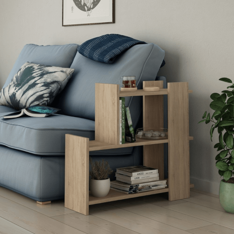 Tavolino Mua rovere 3 ripiani