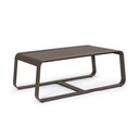 Tavolino coffee in alluminio stile industrial 105x62 cm